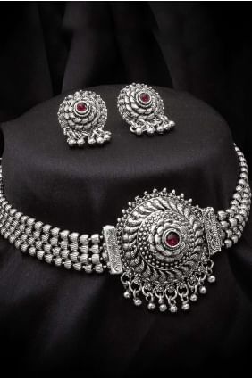 Collier d’argent de pierres NV0460