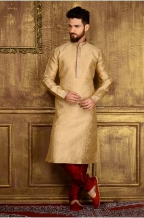 or jaqurs usure ethnique brocart de soie kurta ready-made kurta payjama KUR0169