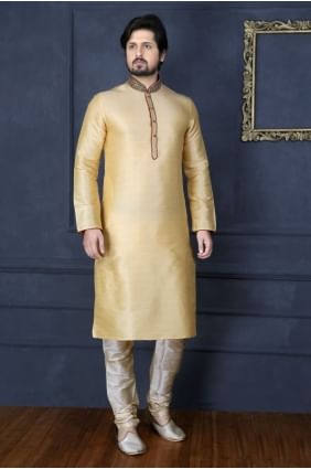 soie art or Banarasi usure ethnique kurta ready-made kurta payjama KUR0207