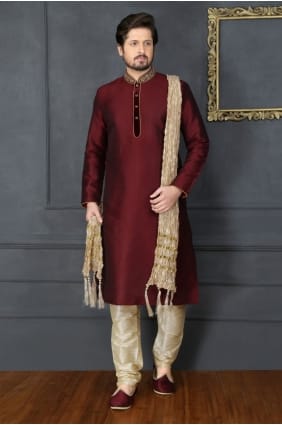 art du vin Banarasi soie usure ethnique kurta ready-made kurta payjama KUR0214