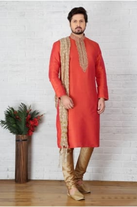 2Tone usure ethnique soie Banarasi art couleur croix kurta ready-made kurta payjama KUR0293