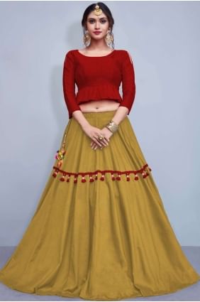 Coton Doré Et Soie Lehenga Choli LCU0003