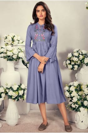 Rayonne Grise Kurti kti0525