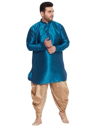 banglori soie diwali banglori soie hommes dhoti kurta avec plaine KURU0086