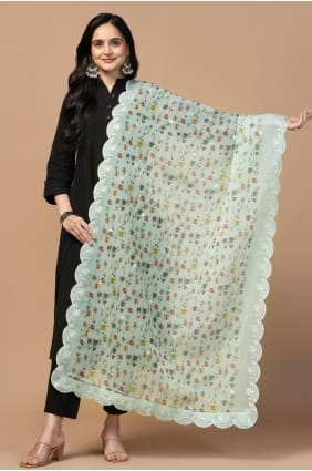 costume droit en coton brodé noir SK154523