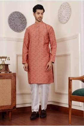 Kurta indo-occidentale en soie Thread Art bleu marine avec jacket KURR301