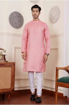 Kurta grise indo-occidentale en soie KURR305