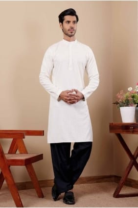 Kurta en viscose pour homme avec broderie KURR339