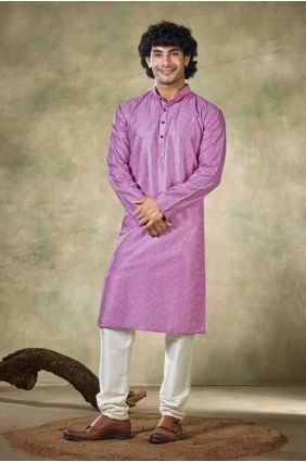 Kurta en viscose pour homme avec impression numérique KURR278