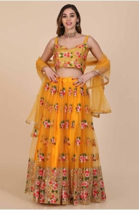filet de mariage lehenga choli avec brodé LC8229