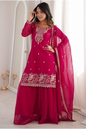 Costume Palazzo Chanderi en soie Chanderi en soie avec fil PZ4419