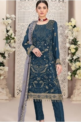 Georgette Morpich Eid salwar kameez avec dupatta SK155123