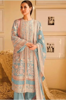 tailleur pantalon droit gris avec georgette brodée SK155159