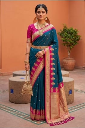 Sari en soie Zari à Morpich SR30125