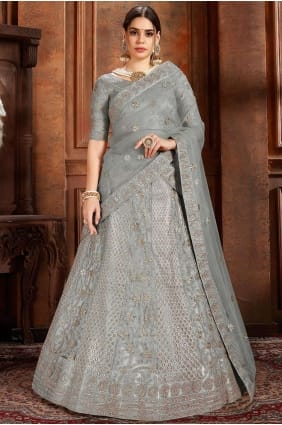 filet gris lehenga choli lc2379