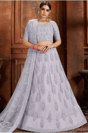 Filet gris lehenga choli lc2385