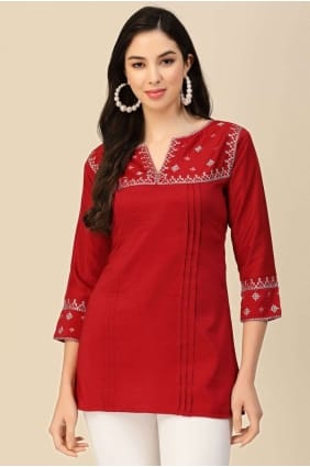 viscose uni sarcelle indo western kurti avec dupatta KTI2153