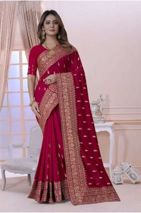 Rani tissant un sari en soie SR25728
