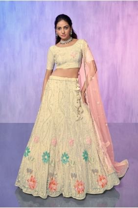 Filet Lehenga Choli avec broderie LC7577