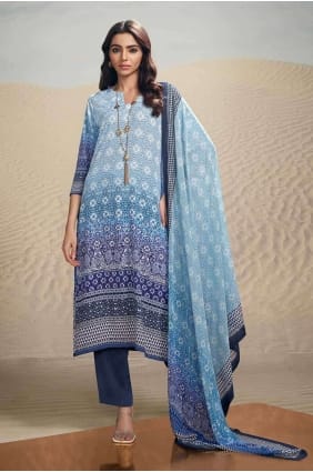 Costume Palazzo en Crêpe Pêche en Impression Numérique SK154160