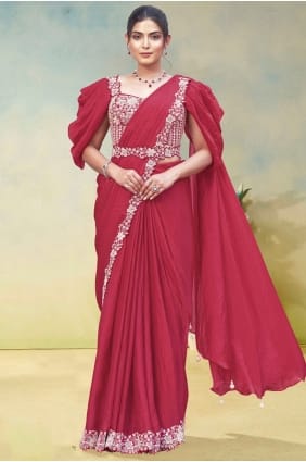 Sari en soie fait main à Gajari SR29180