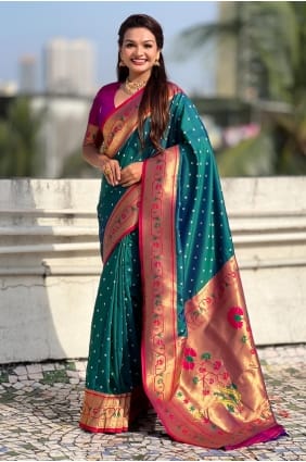 Sari Rama en soie tissé SR29473